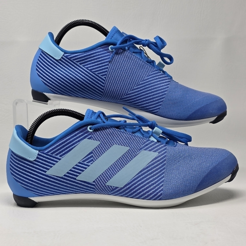 Adidas The Road Cycling Shoes Mens 10.5 Blue Gravel Indoor Training  GY6829 New - Picture 2 of 12